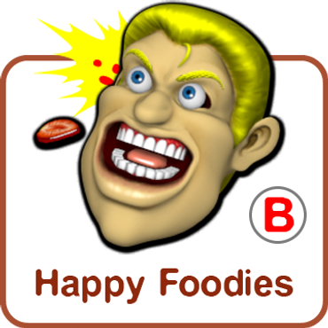 Happy Foodies Line Sticker