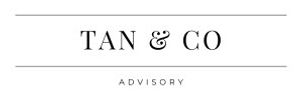 Logo of Tan & Co Advisory with elegant typography.