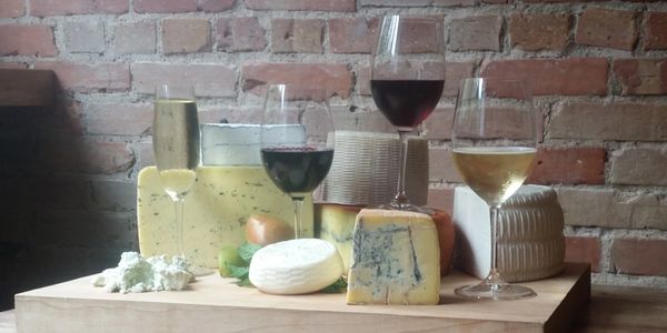 wine and cheese