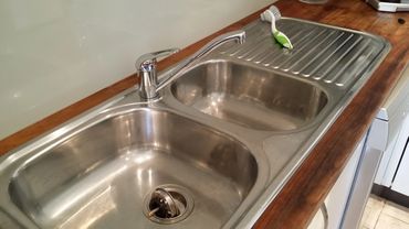 cleaned sink