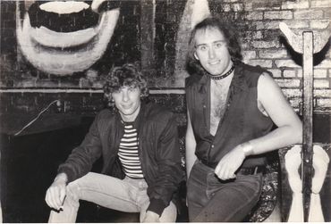 Photo of Phil and Me, likely sometime in 1984.