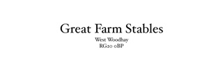 Great Farm Stables