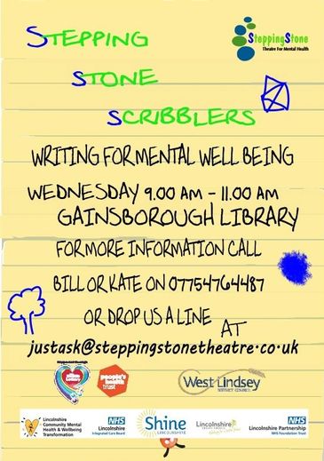 Classes are run by Bill and Kate from the Stepping Stone Theatre for Mental Health in Gainsborough.