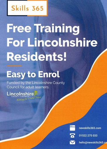 Skills365 is an online training and learning provider funded by Lincolnshire County Council.