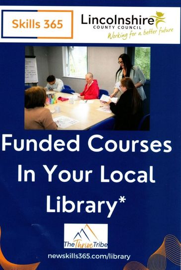 Skills 365 courses  are available at Gainsborough library.