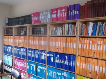 Part of the Research Library on the second floor of the Gainsborough Heritage Centre.