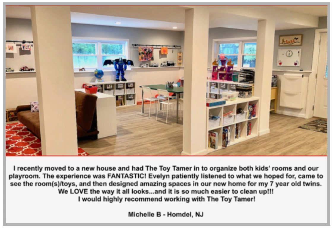 playroom organizing review