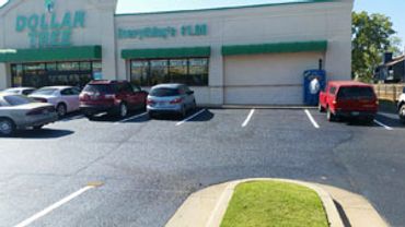 Shopping Center Sealcoat & Striping