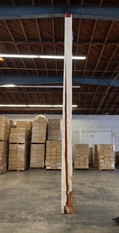 Forklift Damaged Support Beam - We Fix It!