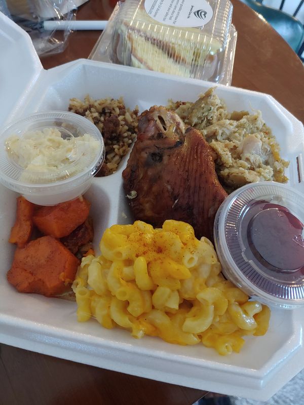 Selling dinners in the community to raise funds for our organization.