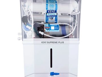 KENT Supreme Plus RO +UV+ UF+TDS + Intank UV Disinfection With Zero water wastage