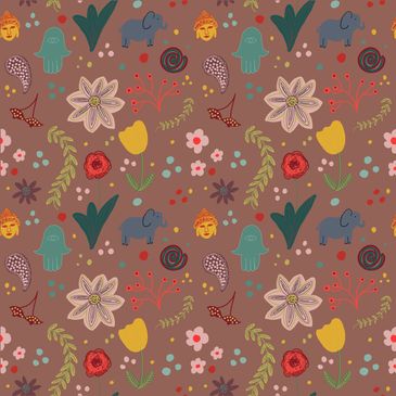 Surface pattern design, joyful, pattern, wallpaper, fabric, interiors, art and design, licensing