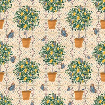Surface pattern design, dolce Vita, pattern, sustainable, interiors, art and design, licensing