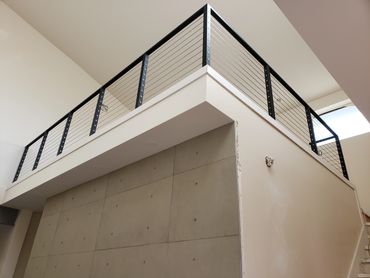 Railing at new home build - Kihei