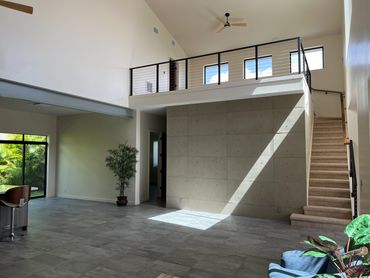 Interior in new home build - Kihei