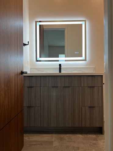 Bathroom in new home build - Kihei