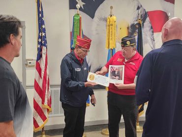 Drew recieves a gift.