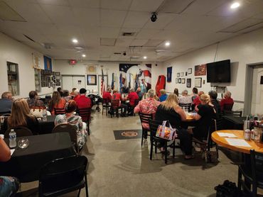 Comedian at Comedy Night.