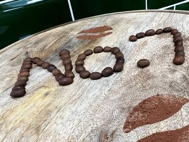 No.7 Coffee House in coffee beans