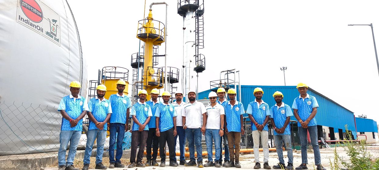 O&M team at CBG Plant