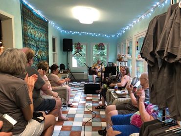 Bob Barber's Saturday morning porch concert