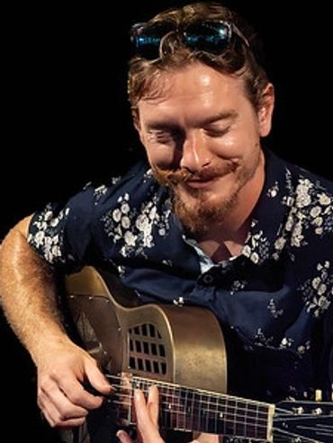 Grady Clark with Mojo Parker