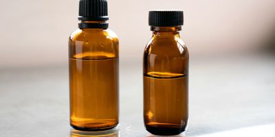 Brown glass bottles