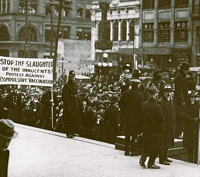 Old photo of protest