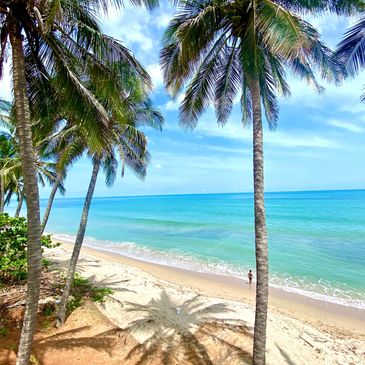 El mar caribe se calma entre los meses de junio y agosto. Dibulla se convierte en una piscina vasta