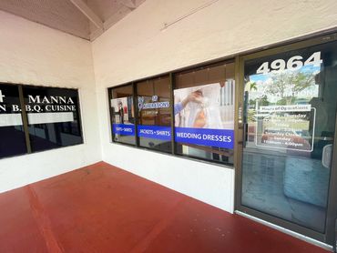 custom printed windows with vinyl film graphics and custom installation in Lauderhill, FL