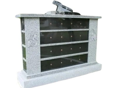 Granite columbarium with custom engraving by Jackson Monuments in London, Ontario. Best for families