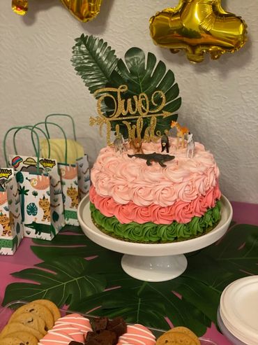 Two sweet birthday cake