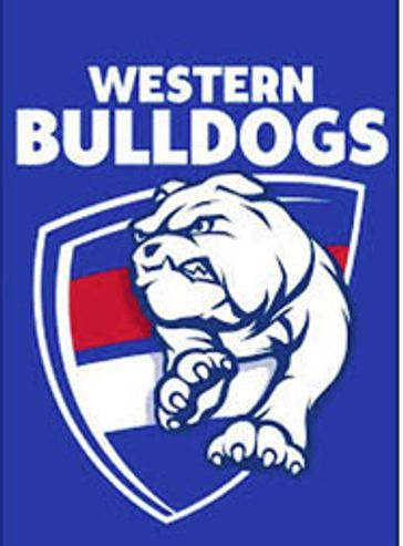 Logo of Western Bulldogs - bulldog inside a shield