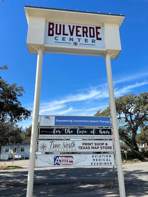 Convenient location in downtown Bulverde next to the airport!