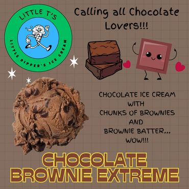 Chocolate Brownie Extreme Ice Cream is incredible and perfect after a day on the lake