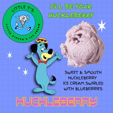 Huckleberry Ice Cream is creamy, dreamy and delicious with hints of blueberry