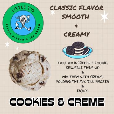 Cookie and Creme Ice Cream is like an Oreo and Milk frozen and swirled to perfection!