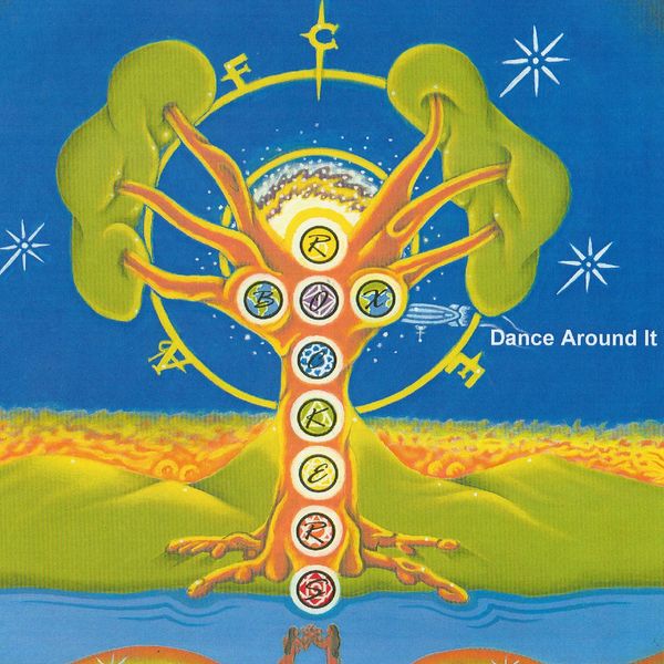 Dance Around It - music CD - front cover with tree, river, Native Americans, sky, stars, chokra