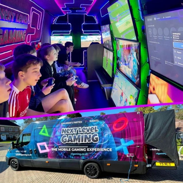 Gaming Bus for Berkshire. Next Level Gaming.