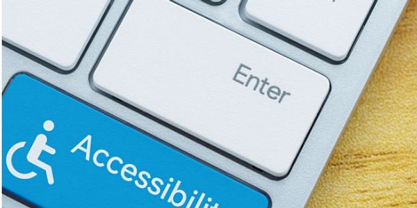Computer keyboard that assists with accessibilities for individuals with disabilities to help naviga
