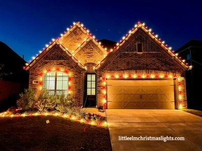 Best Christmas light installer in Little Elm, TX