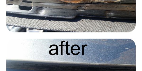 before and after rust repair