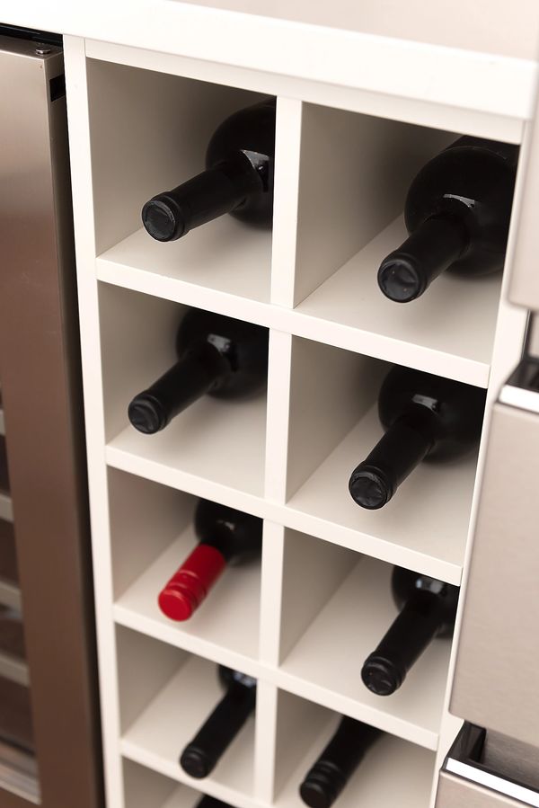 wine storage wine cabinet Sue Womersley Designer Decorator White Rock South Surrey