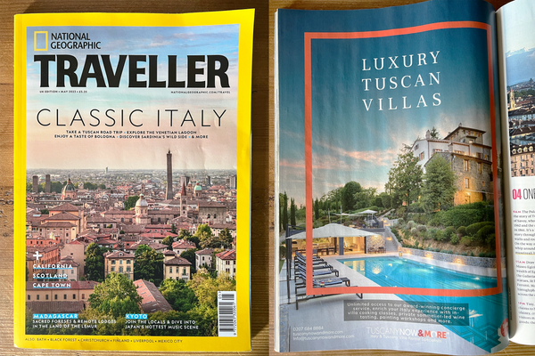 National Geographic Traveller full page advert retouching and design