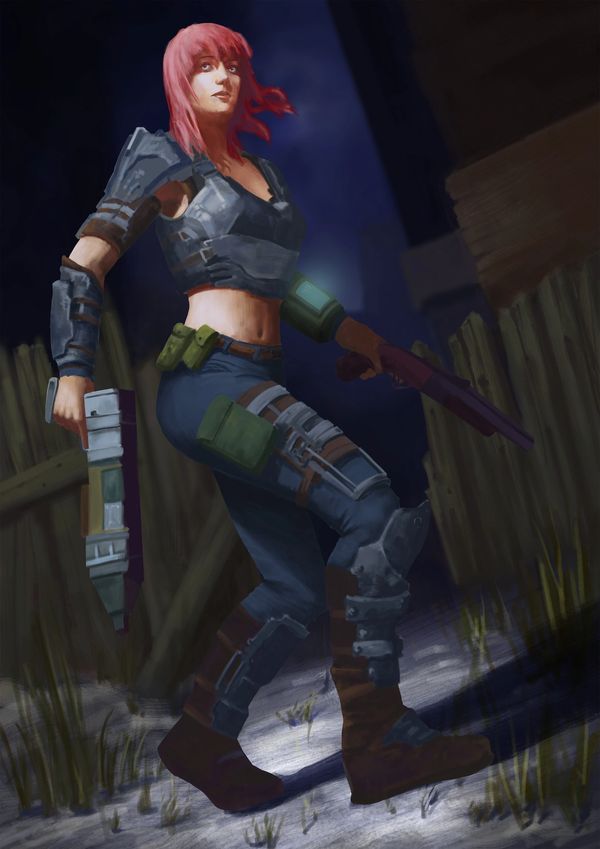 Dystopian survivor artwork