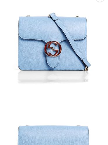 Gucci Blue Small Dollar Interlocking G Crossbody.
$1200
