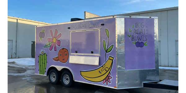 Big Acai Trailer Wrap Graphics
