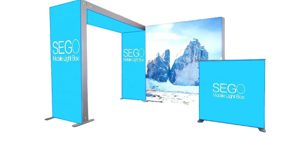 SEGO Modular lightbox display configuration C