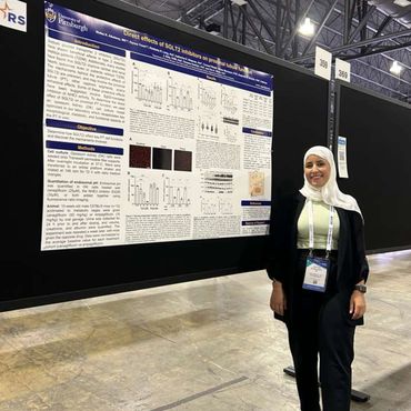 Woman climbing drawn stairs, another completing them on a ladder.