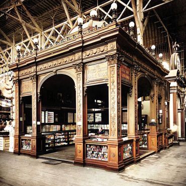 1904 US Playing Card Company Exhibit - St. Louis World Fair - Colourized Image - Jason McKinstry
